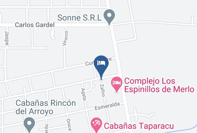 Santa Rosa Dellara - Complejo Cabanas De Merlo Maps