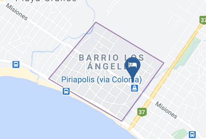Piriapolis - Complejo Cabanas Piriapolis Maps