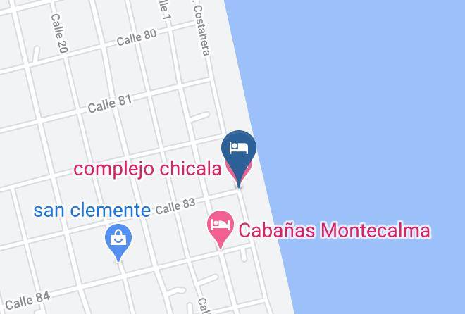 Mar Del Tuyu - Complejo Chicala Maps