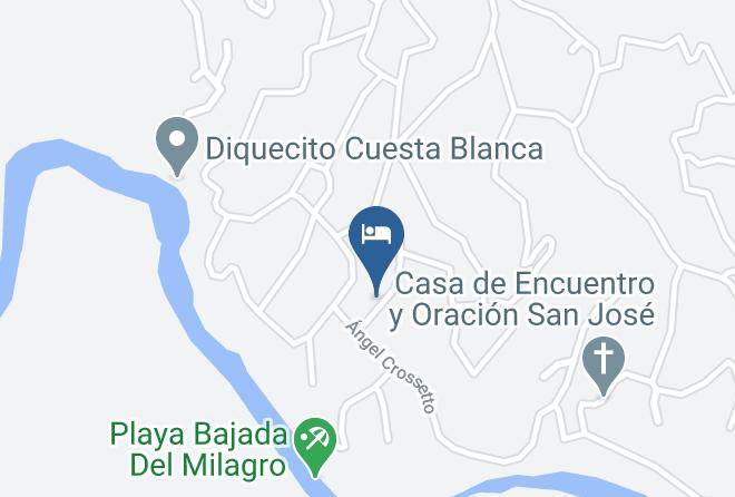 Punilla Department - Complejo De Cabanas Cuesta Los Robles Maps