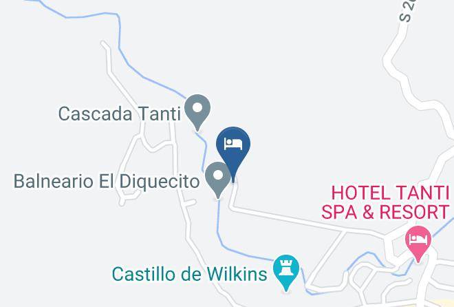 Punilla Department - Complejo De Cabanas La Cascada De Tanti Maps