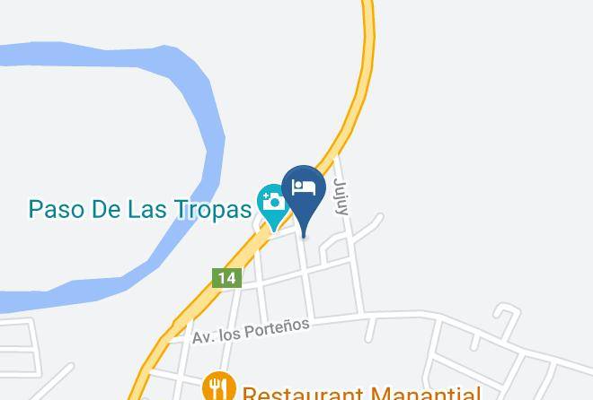San Alberto Department - Complejo De Cabanas Las Esmeraldas Maps