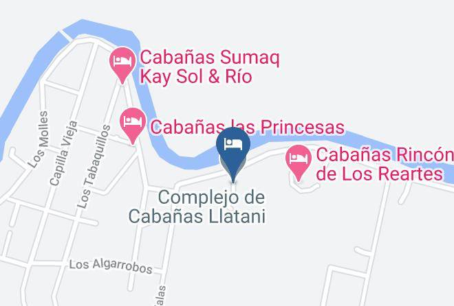 Calamuchita Department - Complejo De Cabanas Llatani Maps