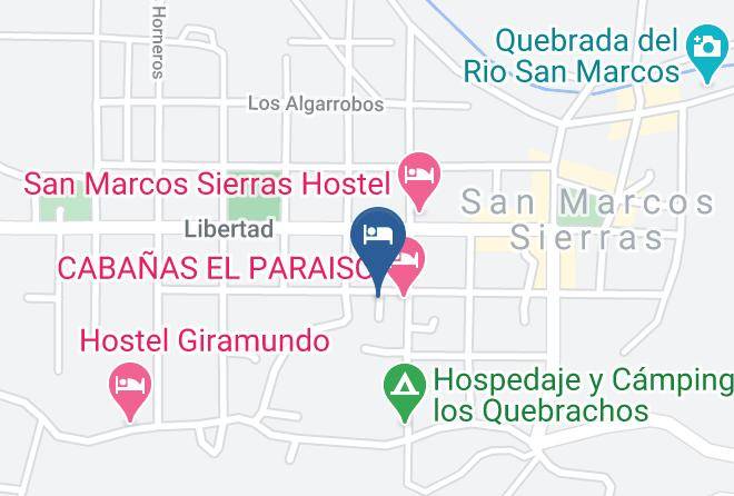 Punilla Department - Complejo De Cabanas Pach Flo Maps