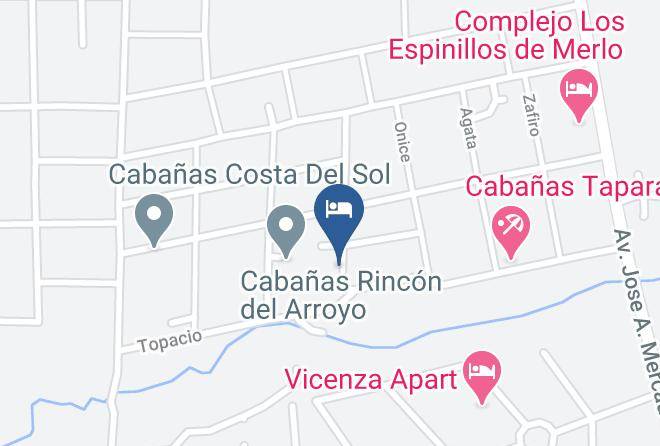 Santa Rosa Dellara - Complejo De Cabanas Soca Maps