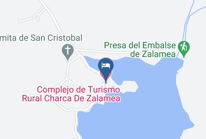 Badajoz - Complejo De Turismo Rural Charca De Zalamea Maps