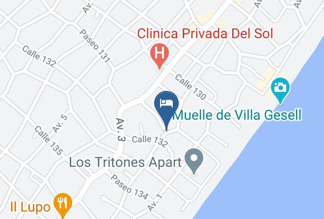 Villa Gesell - Complejo El Bosque Maps