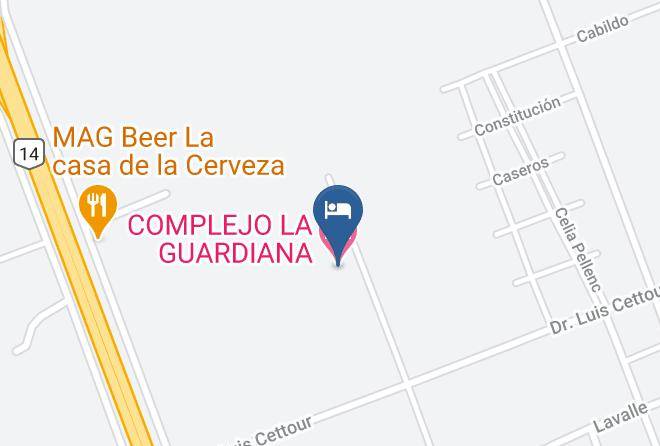 Colon - Complejo La Guardiana Maps