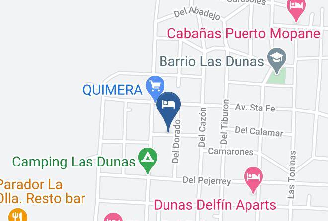 Monte Hermoso - Complejo Las Dunas Y Mar Maps