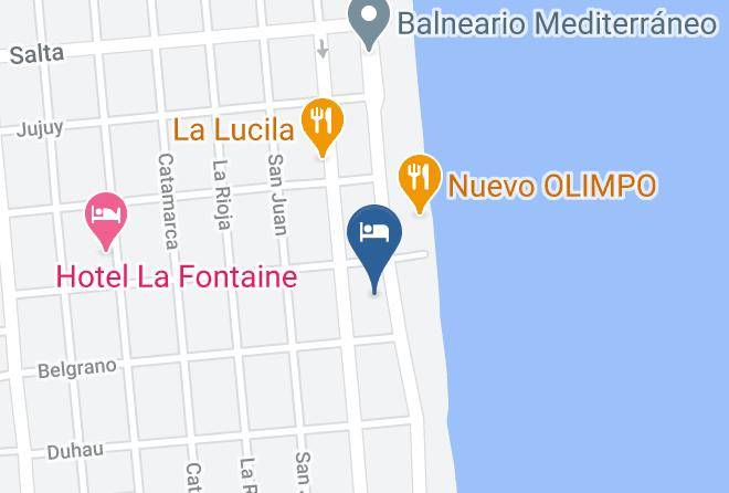 Mar Del Tuyu - Complejo Las Olas Maps