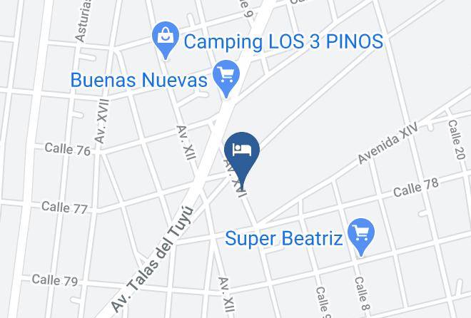 Mar Del Tuyu - Complejo Las Palmeras Maps
