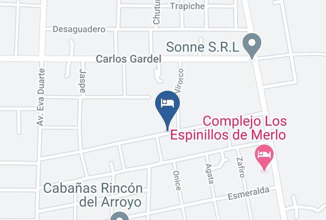 Santa Rosa Dellara - Complejo Los Chanares Maps