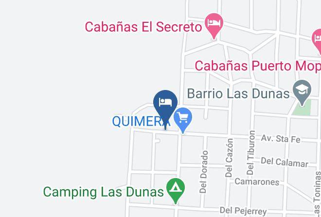 Monte Hermoso - Complejo Los Sauces Monte Hermoso Maps