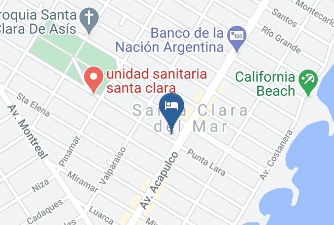 Mar Chiquita - Hotel Santa Clara Del Mar Maps