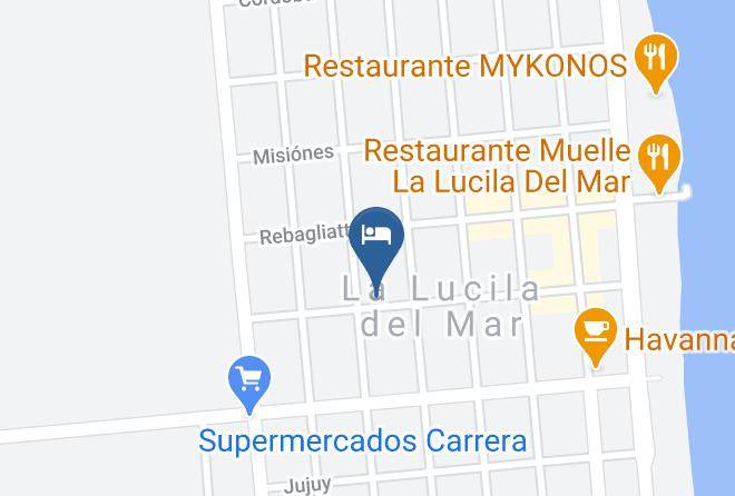 Mar Del Tuyu - Complejo Mi Mar 1 Maps