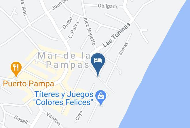 Villa Gesell - Complejo Pampa Maps