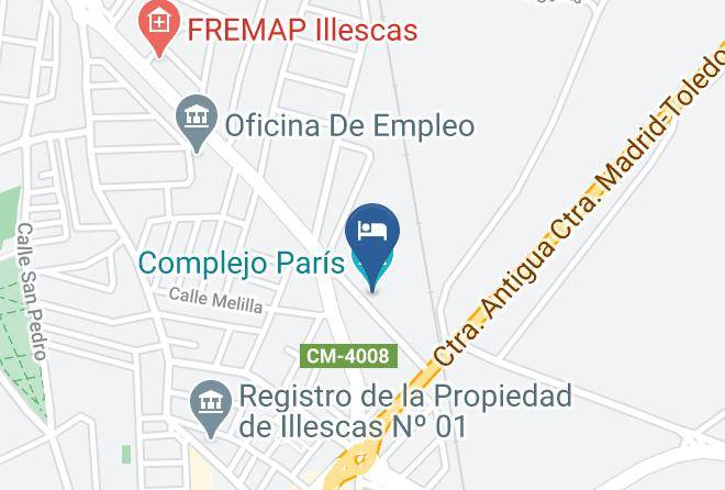Complejo Paris Map