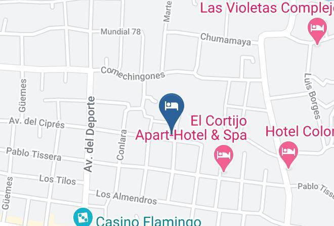 Santa Rosa Dellara - Complejo Pinares Maps