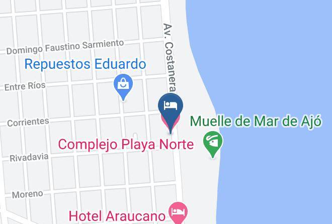 Mar Del Tuyu - Complejo Playa Norte Maps