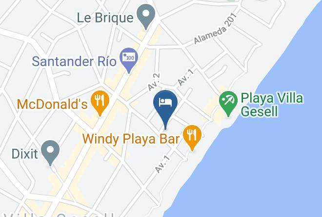 Villa Gesell - Complejo Pleno Sol Maps
