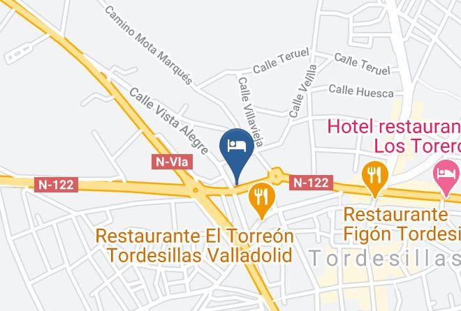 Valladolid - Hotel Real De Castilla I Maps