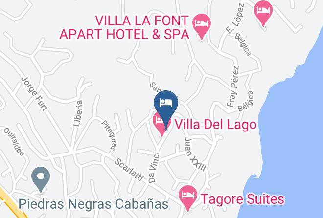 Santa Maria Department - Complejo Refugio Playa Perelli Maps