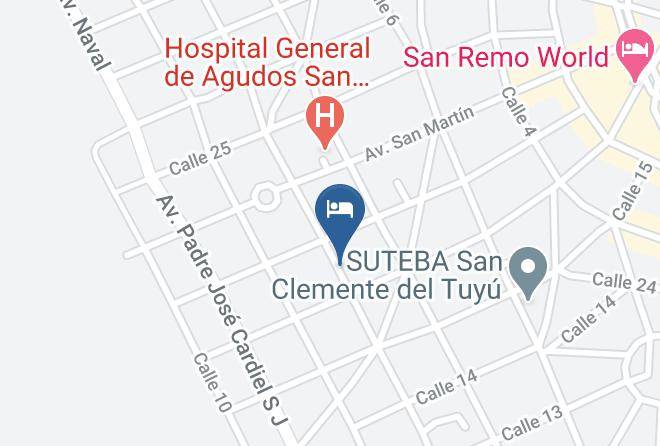 Mar Del Tuyu - Complejo Rocio De Luz Maps