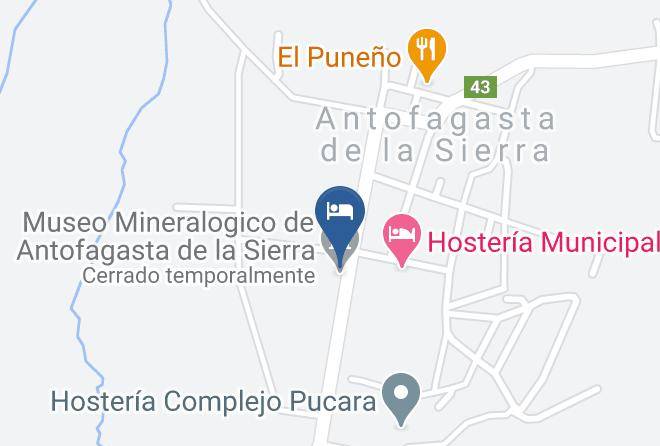 Antofagasta De La Sierra - Complejo Rumi Huas Maps