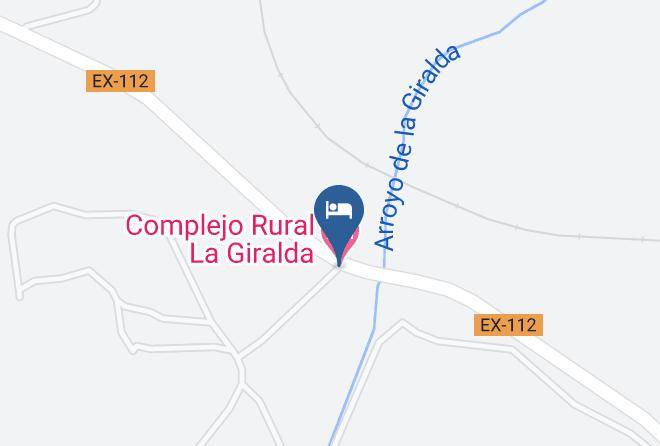Badajoz - Complejo Rural La Giralda Maps