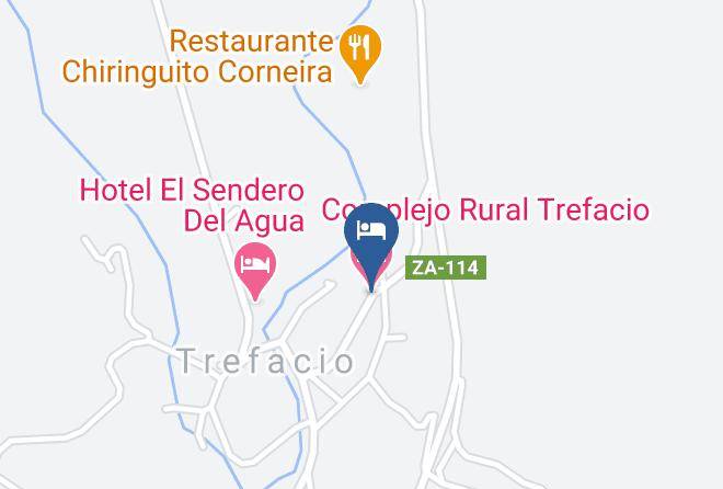 Zamora - Complejo Rural Trefacio Maps