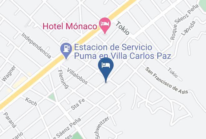 Santa Maria Department - Complejo Santorini Maps