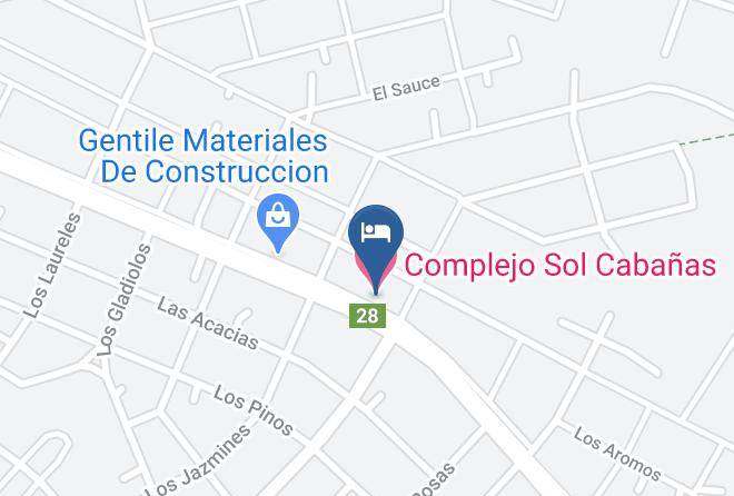 Punilla Department - Complejo Sol Cabanas Maps