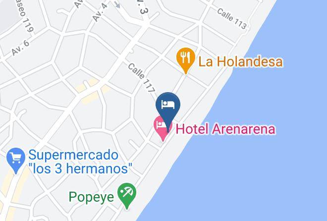 Villa Gesell - Complejo Turistico Caparcona Maps