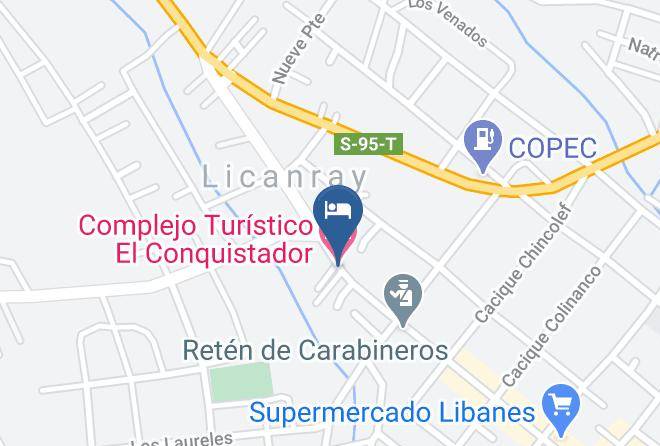 Cautin Province - Complejo Turistico El Conquistador Maps