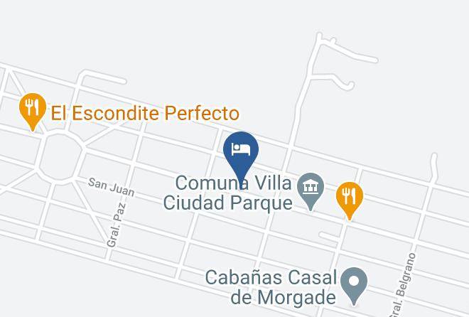 Calamuchita Department - Complejo Vacacional Los Moritas Maps