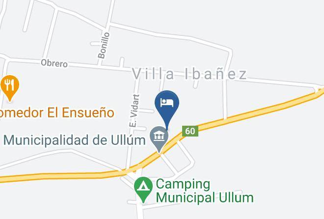 Ullum Department - Complejo Valentin Maps