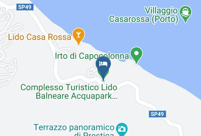 Crotone - Complesso Turistico Lido Balneare Acquapark Atlantis Crotone Maps