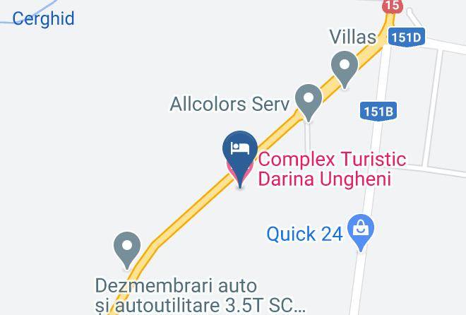 Ungheni - Complex Turistic Darina Ungheni Maps