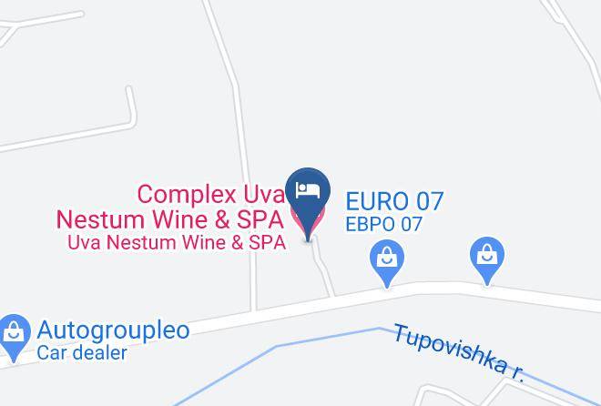 Gotse Delchev - Complex Uva Nestum Wine & Spa Maps
