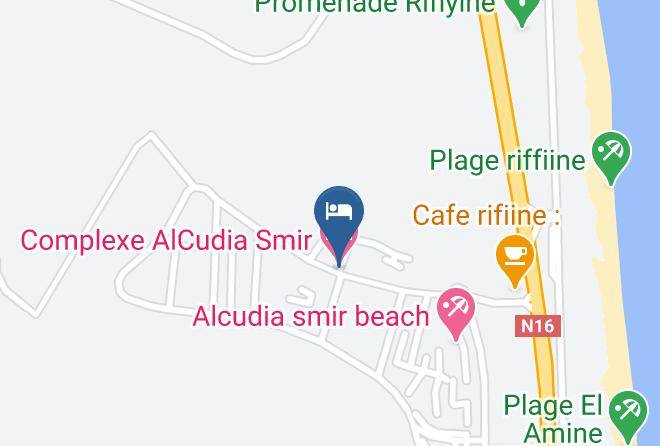 Tangier Tetouan - Complexe Alcudia Smir Maps