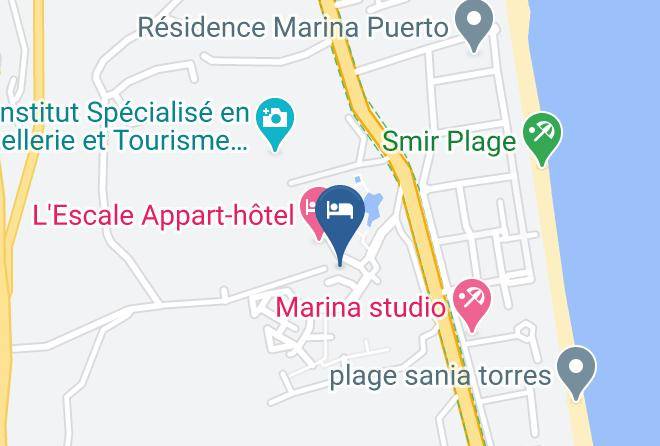 Tangier Tetouan - Complexe D'estivage Smir Park Maps