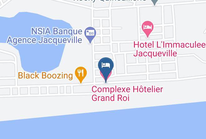 Complexe Hotelier Grand Roi Map - Lagunes - Jacqueville