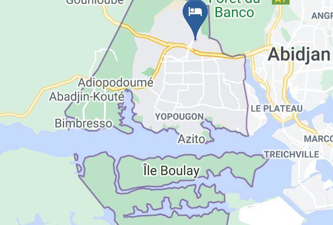 Abidjan - Complexe Hotelier Le Ruby Maps