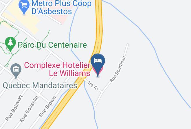 Les Sources Regional County Municipality - Complexe Hotelier Le Williams Maps