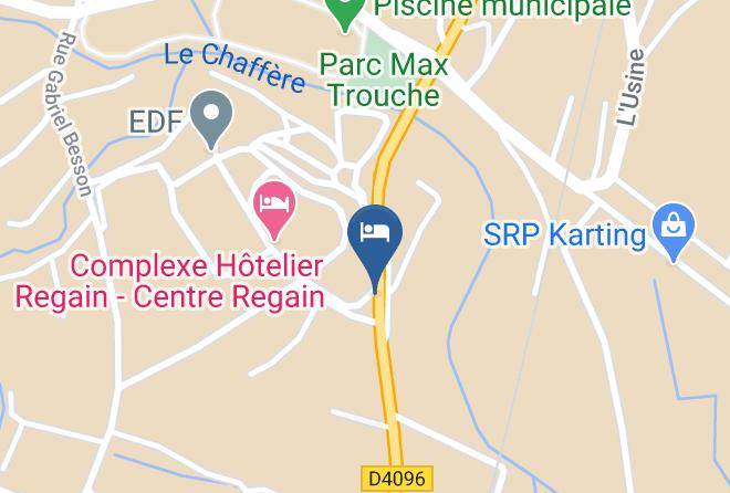 Alpes De Haute Provence - Complexe Hotelier Regain Maps