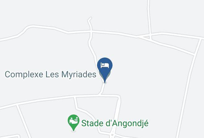 Libreville - Complexe Les Myriades Maps