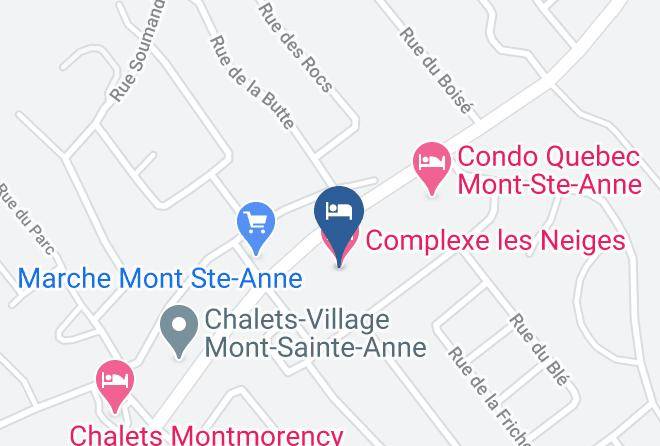La Cote De Beaupre Regional County Municipality - Complexe Les Neiges Maps