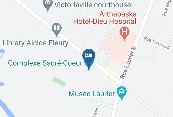 Arthabaska Regional County Municipality - Complexe Sacre Coeur Maps