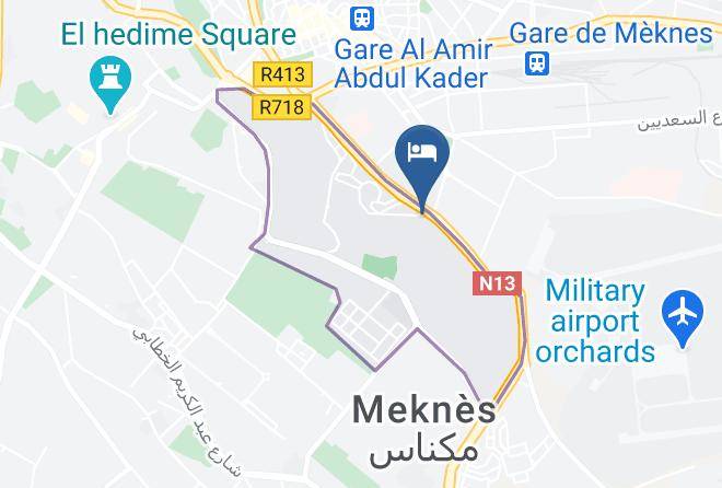 Meknes - Complexe Touristique Venise Maps