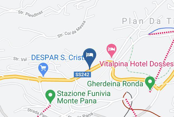 Bolzano - Comploj Roswitha Stevia Sas Maps